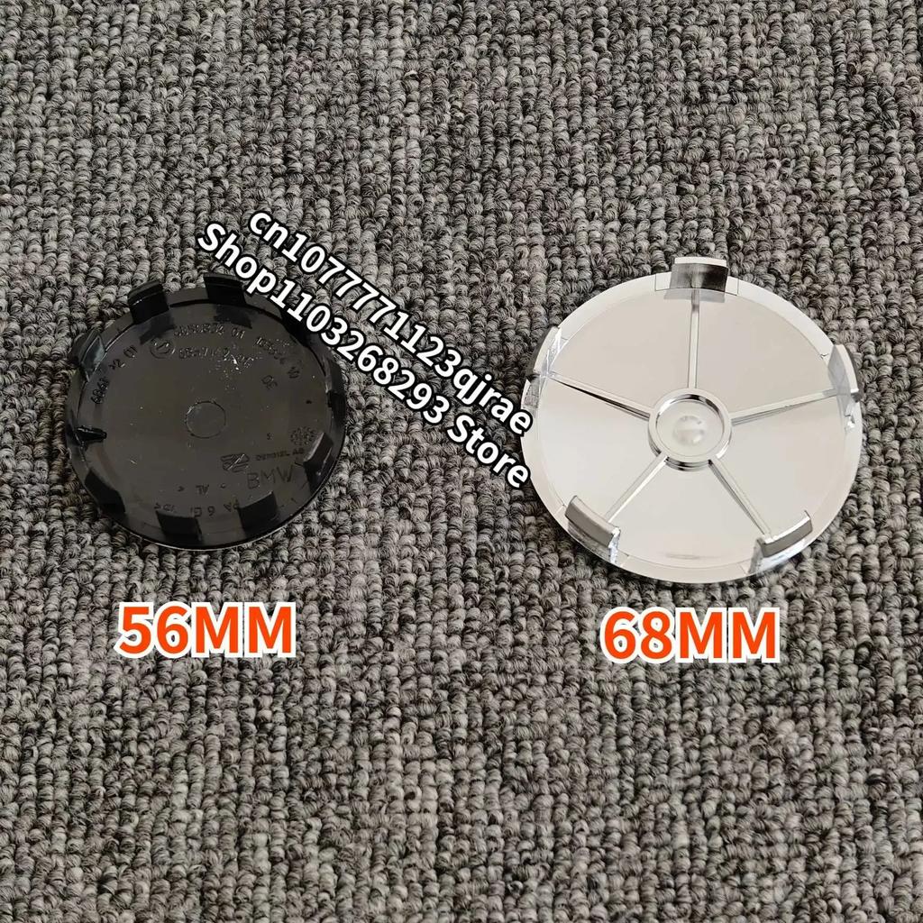 For BMW 1 Se E88 4Pcs Car Wheel Center Caps for BMW E90 E46 F10 F30 E87 F20 G20 E60 E39 E92 F11 F31 E61 F25 E36 X3 X5 68MM 56MM Accessories