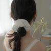 Hair scrunchie - snow