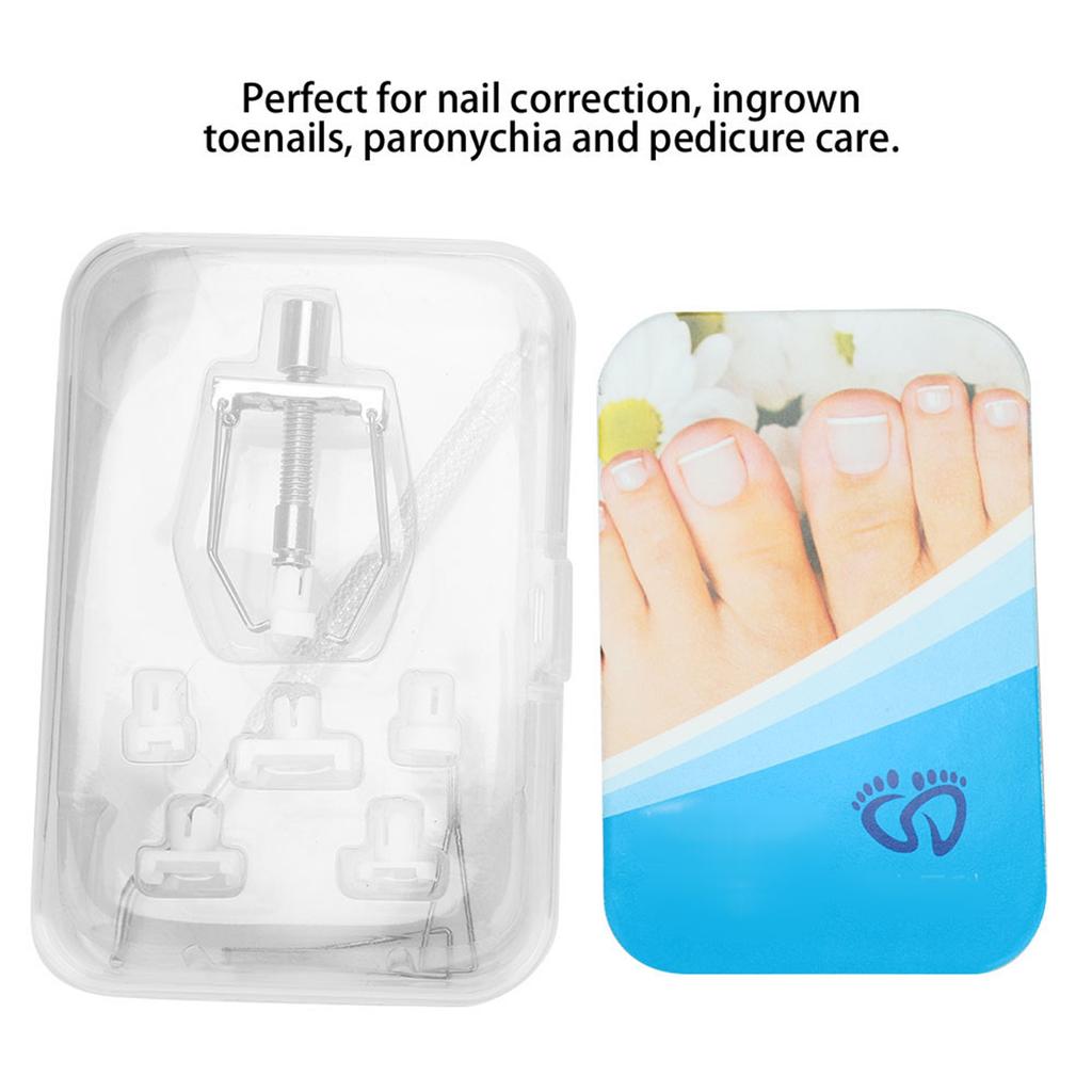 Ingrown Toenail Fixer Adjustable Toe Nail Paronychia Corrector Pedicure Care Tool Set