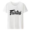 T-shirt Fairtex Thailandia Nera Casual Muay Thai Kickboxing Girocollo Larga Grafica Hipster Camicetta Moda Street Traspirante