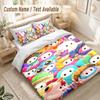 Fall Guys Bedding Set, 1 Duvet Cover & 2 Pillowcases Soft Comfortable Bedroom Home Textile Decor