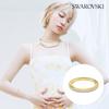 Swarovski [authentic Product Shopping Bag Included] Matrix Vittore Gold Tone 565