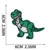 Autocolant din Pânză Brodată cu Dinozauri Mixt, Decorațiune pentru Haine, Autocolant Mic cu Petec de Dinozaur, Potrivire pentru Geantă, Petec cu Animale Mici.