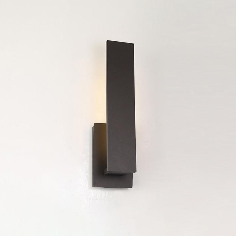 Venkovní Vodotěsné Nástěnné Svítidlo Moderní Jednoduché Hliníkové Nástěnné Lampy Veranda Balkon Nástěnná Světla Osvětlovací Tělesa pro Dekoraci Nádvoří