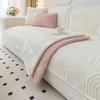 Newly Thicken Sofa Cover for Living Room Non-Slip Sofa Mat Winter Warm Couch Slipcover Protector Soft Sofa Towel Solid Color