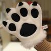 Furry Texture Faux Tiger Paw Gloves Stuffed Toys Bear Paw Plush Gloves  Role Playing