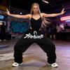 High-Waisted Drawstring Jazz Dance Hip Hop Sports Pants for Women
