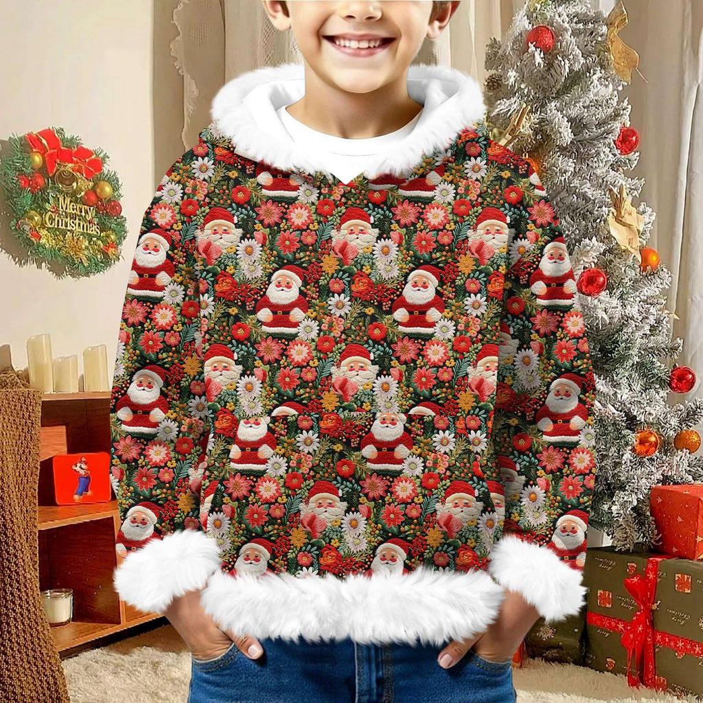 Children's Sweatshirt Girls Boys Long Sleeve Lightweight Casual Hoodie Loose Comfortable  Sweatshirt