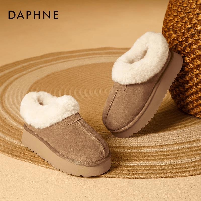 Daphne Women s Winter Platform Plush-Lined Snow Boots EU 35