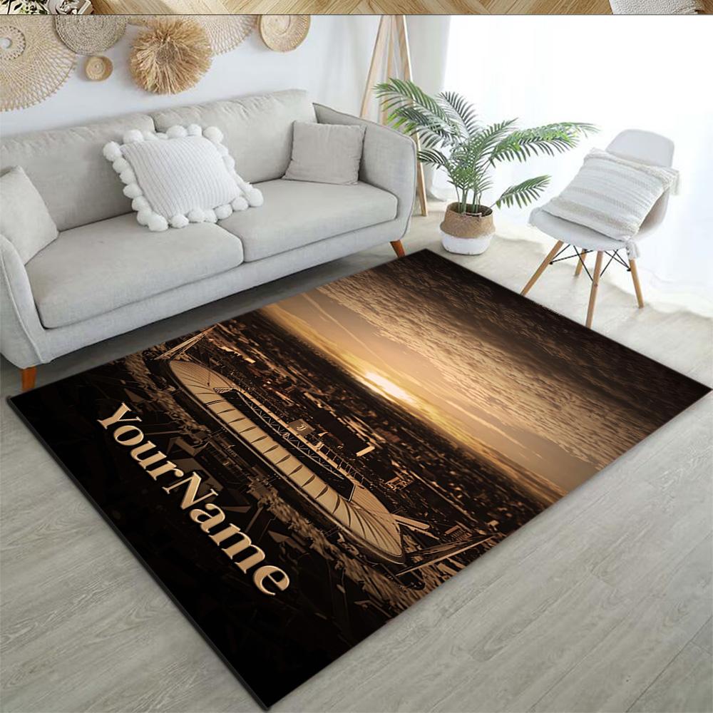 Juventus Customize Your Name Floor Mat Design for Playrooms Bedrooms Living Rooms Foyer Antislip Carpet Decorate Offices Spiritual Gift