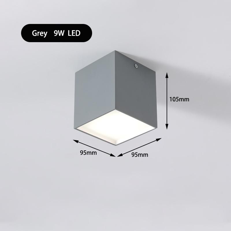 Surface Mounted Downlight 5W/9W/12W LED Spotlight Indoor Home Lighting Aisle Corridor Light Bedroom Living Room Ceiling Light