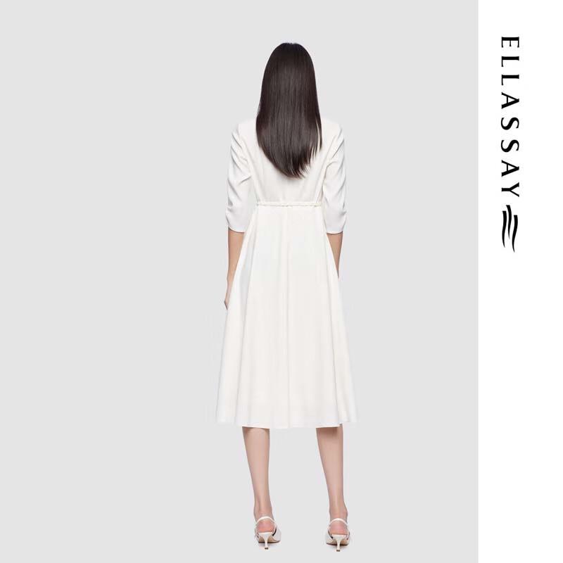 ELLASSAY Classic Waist-Tie Midi Dress