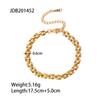 European & American Ethnic-Style African Jade Titanium Steel Bracelet - Retro, Luxury, Non-Fading, Niche Design