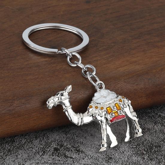 Přívěsek na klíče Velbloudí přívěsek Klíčenka s barevným smaltovaným povrchem Klíče Taška Batoh Kompaktní Lehký Příslušenství na klíče Dárek