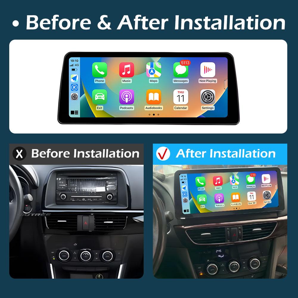 for Mazda ATENZA 2014 2015 - 2016 Car Multimedia Video Radio Player Wireless Carplay GPS Navigation Accessories Cooling fan WIFI