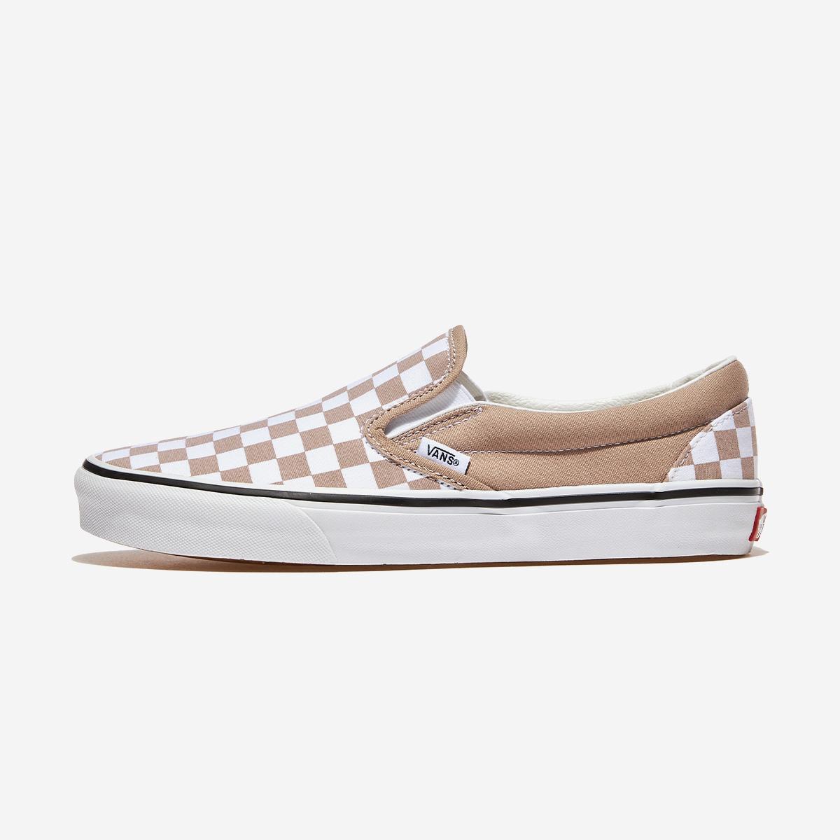 

[Vans] Classic Slip-On - Color Theory Checkerboard Warm Taupe, VN000D6YE2V, 1010111661, Popular Korean Shoes 250