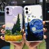 Great Art Van Gogh Oil Painting Phone Case for IPhone 15 Pro Max 14 13 12 11 Pro Max 7 8 14 Plus X XR XS Shockproof Clear Cover