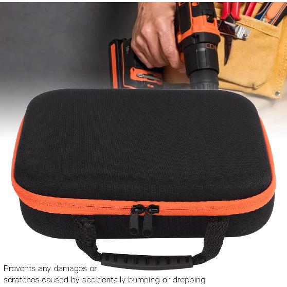 Sonew Tool Storage Bag,Tool Pouch Bag, Wide Mouth Tool Bag, Oxford Fabric Accessory Storage Case, for Electric Grinder Drill