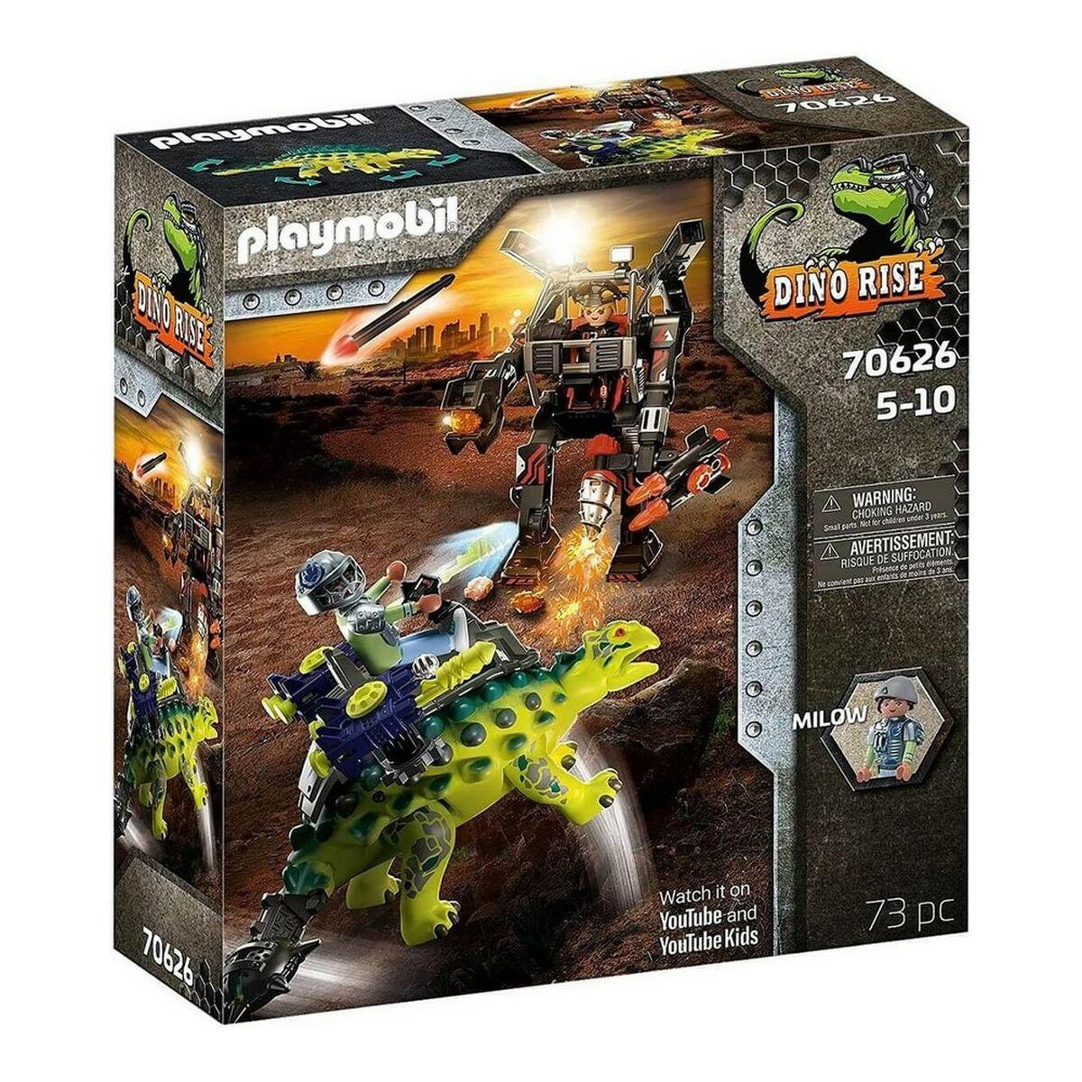 

Игровой набор Dino Rise Saichania Playmobil (73 шт.) TU прозрачный
