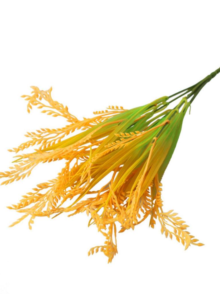 Plastic Wheat Ears Artificial Flowers for Outdoor Decoration and Play Props