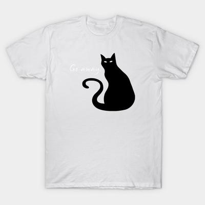 T Shirt Women Go Away Harajuku Print Kawaii Tshirt Summer Short Sleeve Female T-Shirt Top Tee