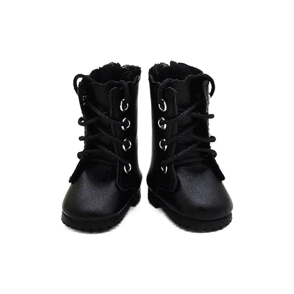 PU Leather Doll Boots Casual Wear Doll Leather Shoes Humanoid 1/6 Doll Shoes  Children's Toy