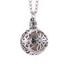 Hot-selling Aromatherapy Ancient Silver Style Cage Type Hollow Necklace Essential Oil Diffuser Perfume Box Ancient Hanfu Accessories