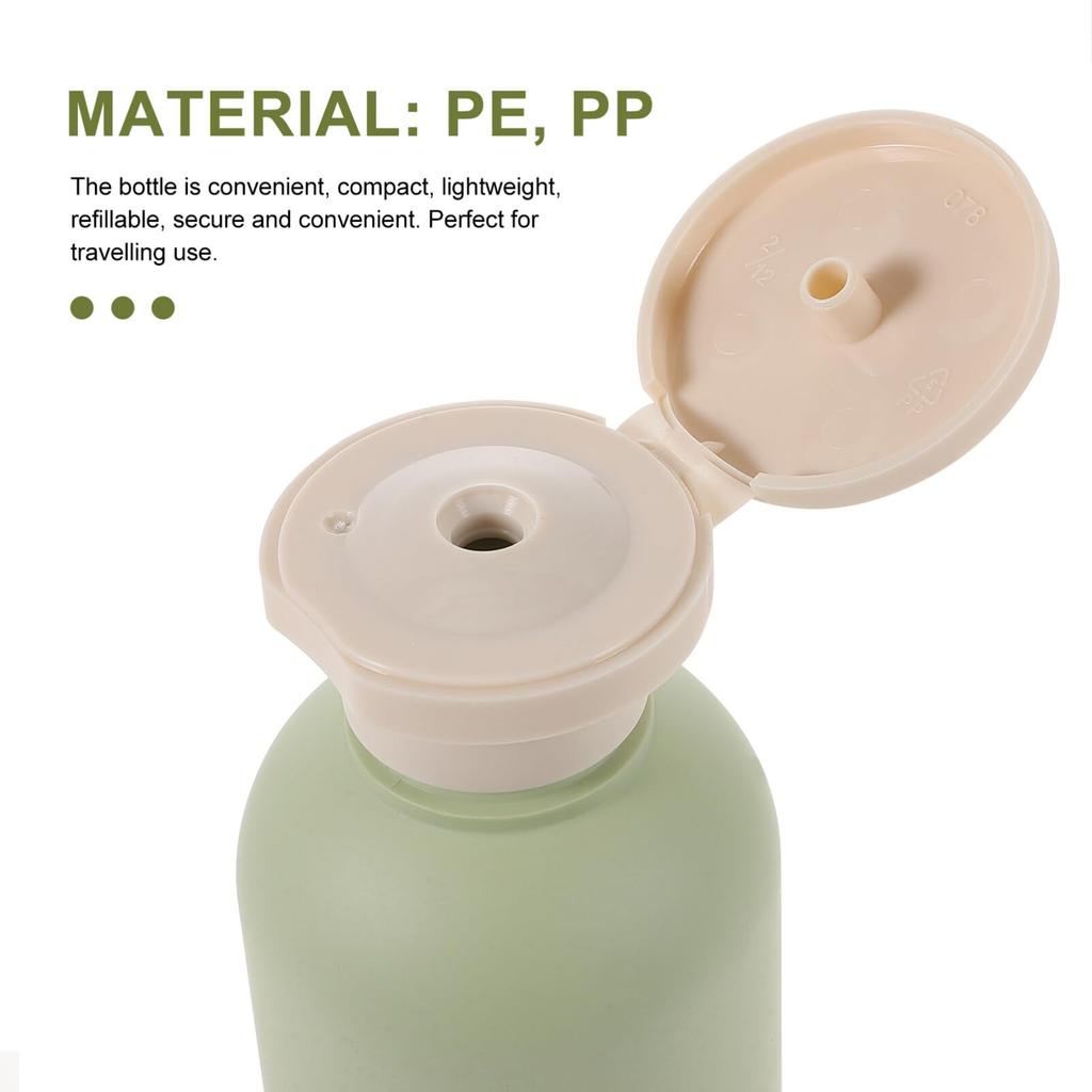 NUOLUX Travel Shampoo Bottles, 250ml Shower Gel Dispenser Containers, Set of 3, Compact, Lightweight, Multi-Purpose Sub-Bottles