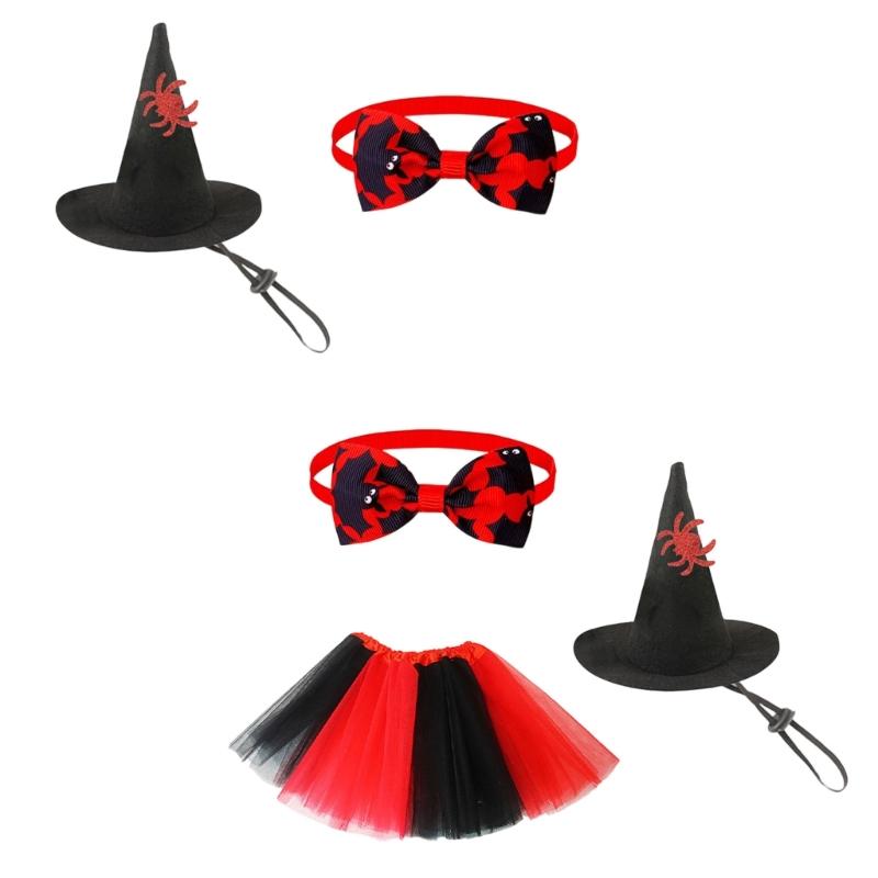 Scary Gothic Halloween Decoration Set for Front Door Yard and indoors Parties Quick Setups Felt Materials