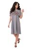 Grey Leopard Print Dress