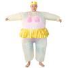 Ballet Inflatable Costume Rose Red Ballet Halloween Funny Props Party Fat Sumo Inflatable Costume