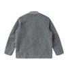 Solew Varsity Neck Fleece Jumper_Gray
