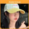 Starry Pattern Cotton Girls Cap With Bright Stripes And Face Slimming Design