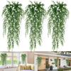 3Pcs Artificial Hanging Flower Fake Eucalyptus Plant Outdoor Home Garden Decor