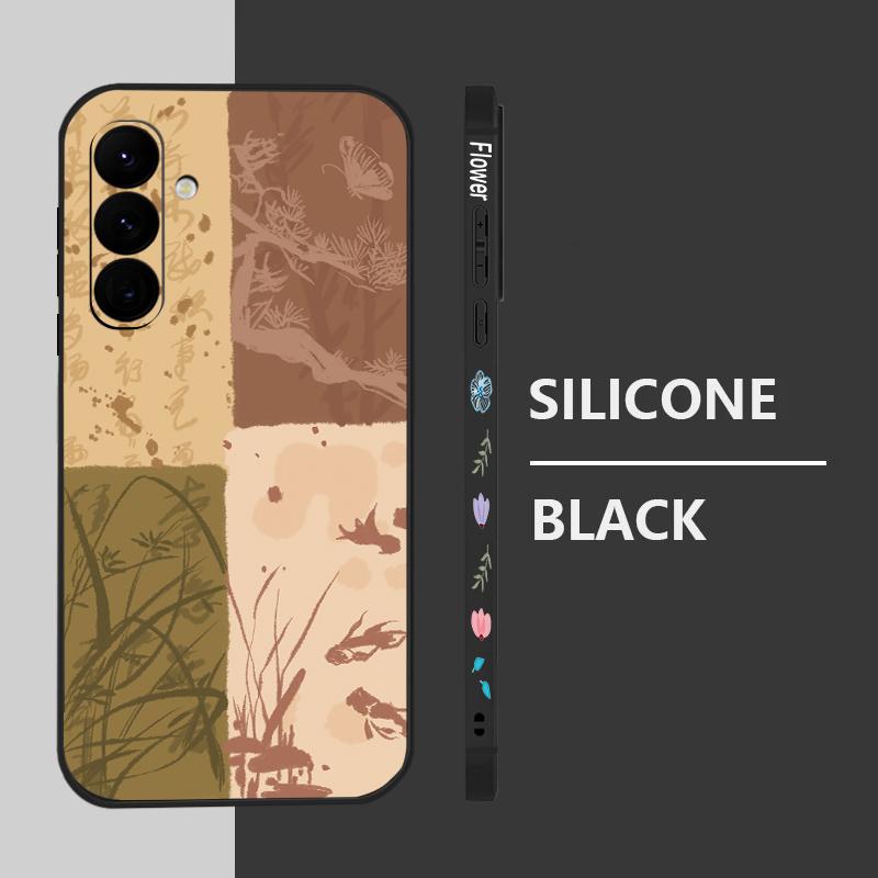 Little Flower Pattern Phone Case For Samsung Galaxy S24 S25 FE S26 S25 S23 S22 Ultra A57 A17 A56 A16 A55 A15 A54 A36 Soft Cover