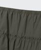 MUSINSA STANDARD WOMAN Women'S Cotton Tiered Mini Skirt [Dark Grey]