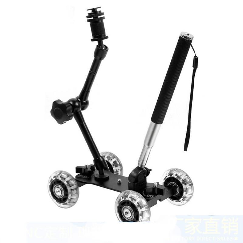 SLR Camera Track Camera Gopro5 Sports Camera Mini Track Camera Car Three-piece