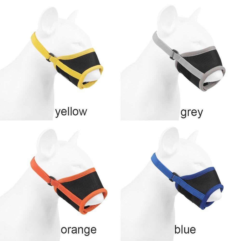 Adjustable Anti Barking Dog Muzzle Soft Pet Mouth Cover Dog Anti-Barking Mouth Cover  Outdoor