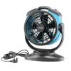 XPOWER FM-68 Multi-Purpose Oscillating Msiting Outdoor Utility Air Circulator High Velocity Cold Axial Fan Link Water Pipe