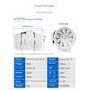 3''4''5''6'' Exhaust Fan Silent Inline Pipe Duct Fan Bathroom Extractor Ventilation Kitchen Toilet Wall Air Clean Ventilator