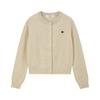 ELLE KIDS Girls' 95% Wool Round Neck Knit Cardigan