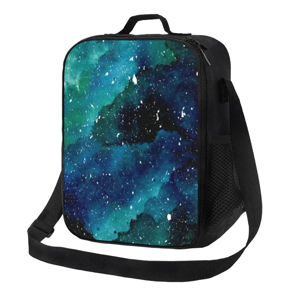Into The Galaxy Insulated Lunch Bags for Space Constellations Portable Thermal Cooler Food Bento Box Outdoor Camping Travel