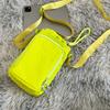 Nylon Water Bottle Holder with Shoulder Strap Water Bottle Carrier Sling Bag with Phone Pocket Crossbody Bag Unisex