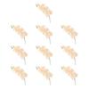  Silk Wedding Floral Branch 3D Artificial Orchids Flowers Branch for DIY Wreaths