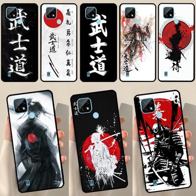 Japonský Bushido Samuraj Pro Realme GT Neo 2 3 Master 8i 9i 8 9 Pro Plus C35 Pouzdro Pro OnePlus 9 10 Pro 9R 10R Nord2