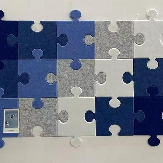 3D Felt Puzzle Wall Decor & Message Board