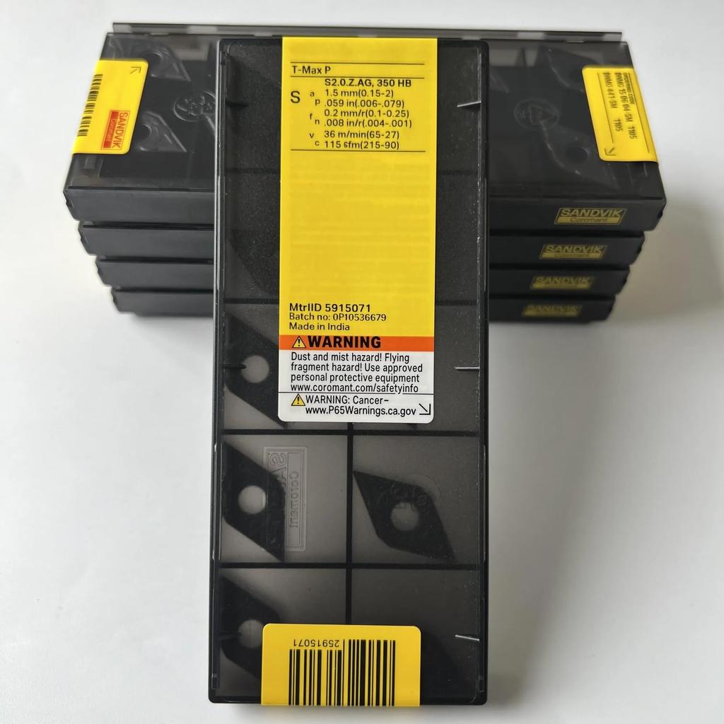 Original Sandvik / DNMG150604-SM 1105 /CNC CARBIDE Tool Blade 10 Pcs