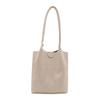 Stylish Large Capacity Tote Bag For Women With Chic Minimalist Design In Black White Or Brown