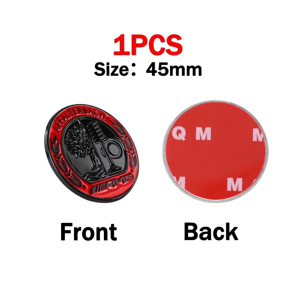 

45/65mm 3D Metal Car Emblem Body Trunk Sticker Auto Decoration Accessorie For Mercedes Benz AMG E C G M R S Class W176 W204 W212 1pcs