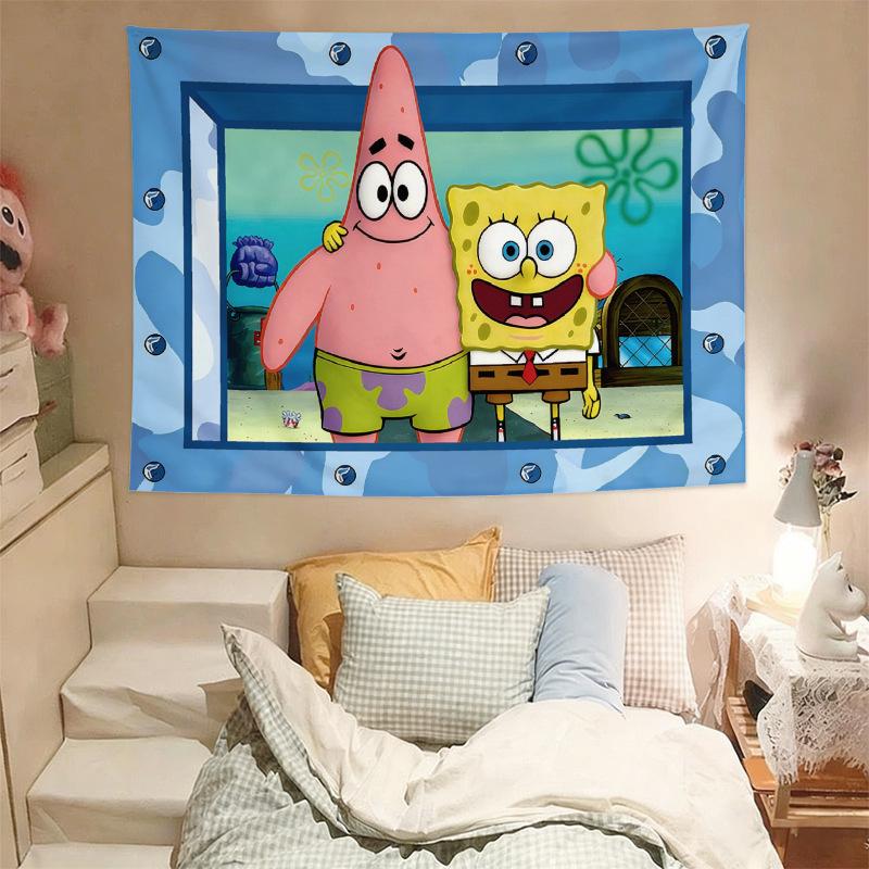 Patrick Star SpongeBob Wall Tapestry - Birthday, Bedroom, Dorm Decor